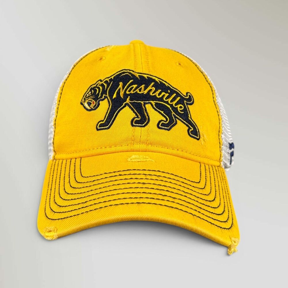 Nashville Predators Winter Classic Meshback Hat Distressed Adjustable NHL Hockey